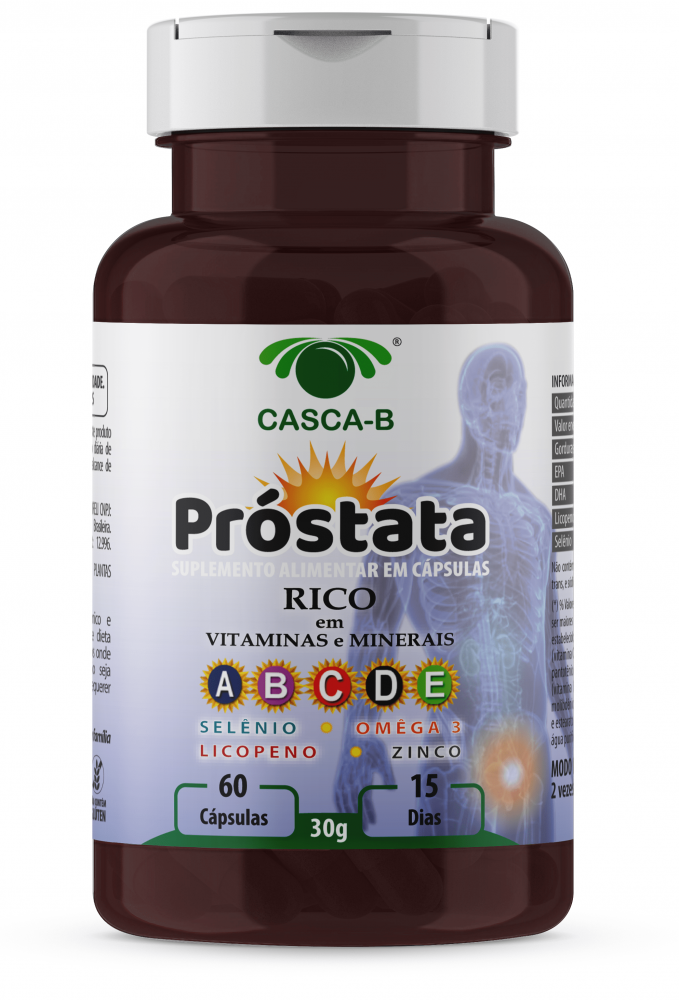 Casca-B Próstata em Cápsulas - 15 dias de Tratamento Imagem 1